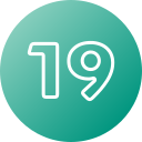 número 19 icon