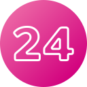 número 24 icon