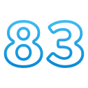 número 83 icon