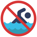 no nadar icon