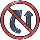 no rebasar icon