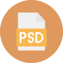 archivo psd icon