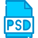 archivo psd icon