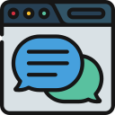 chat web icon