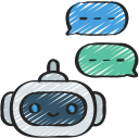 robot de chat icon