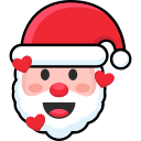 cara de papá noel icon