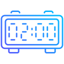 reloj digital icon