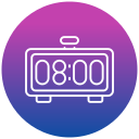 reloj digital icon