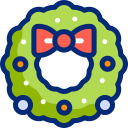 corona de navidad icon