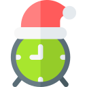 reloj de navidad icon