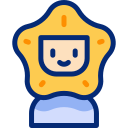 disfraz de estrella animated icon