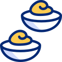 huevos rellenos animated icon