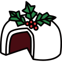 pastel de navidad icon