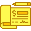 talonario de cheques icon