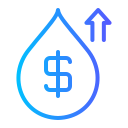 precio del agua icon