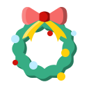 corona de navidad icon