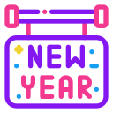 feliz año nuevo icon