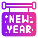 feliz año nuevo icon