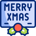 feliz navidad animated icon