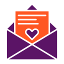 tarjeta postal icon