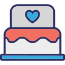 pastel de san valentin icon