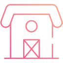 Farm house icon