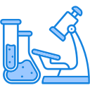 equipo de laboratorio de ciencias. icon