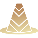 cono de tráfico icon