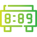 reloj digital icon