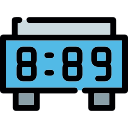 reloj digital icon