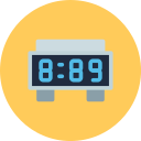 reloj digital icon