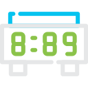 reloj digital icon