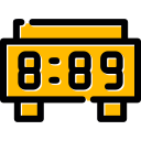 reloj digital icon