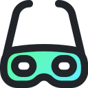 gafas 3d icon