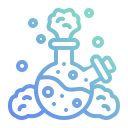 reacción química icon