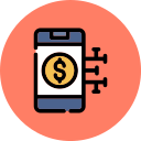 dinero digital icon