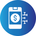 dinero digital icon