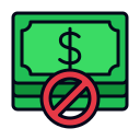 sin dinero icon