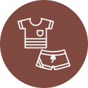 ropa deportiva icon