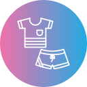 ropa deportiva icon