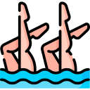 natación sincronizada icon