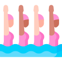 natación sincronizada icon