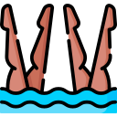 natación sincronizada icon