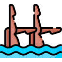 natación sincronizada icon