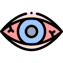 Red eyes icon