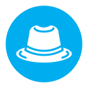 sombrero de fieltro icon