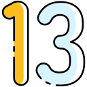 13 