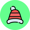 sombrero de santa icon