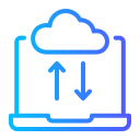 transferencia a la nube icon