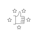 엄지손가락 icon
